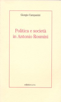 Politica e società in Antonio Rosmini