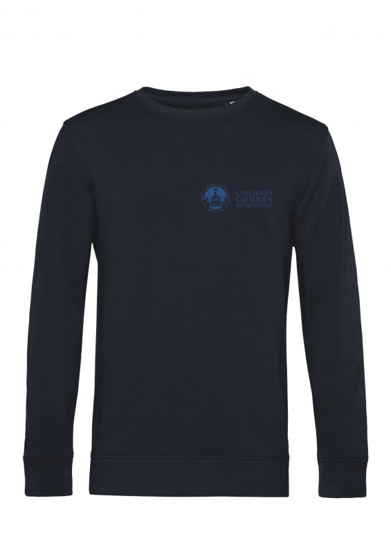 Felpa Girocollo Organic Navy S