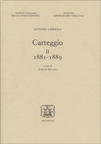 Carteggio. Vol. 2: 1881-1889.