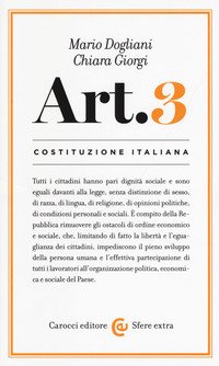 Costituzione italiana: articolo 3