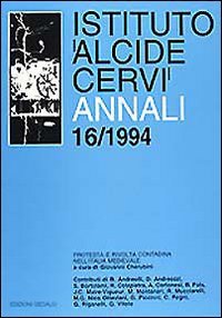 Annali Istituto «Alcide Cervi» (1994). Vol. 16