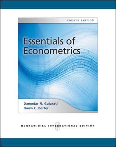 Essentials of econometrics
