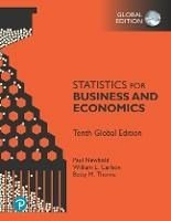 Statistics For Business And Economics. Global Edition 10th Edition
