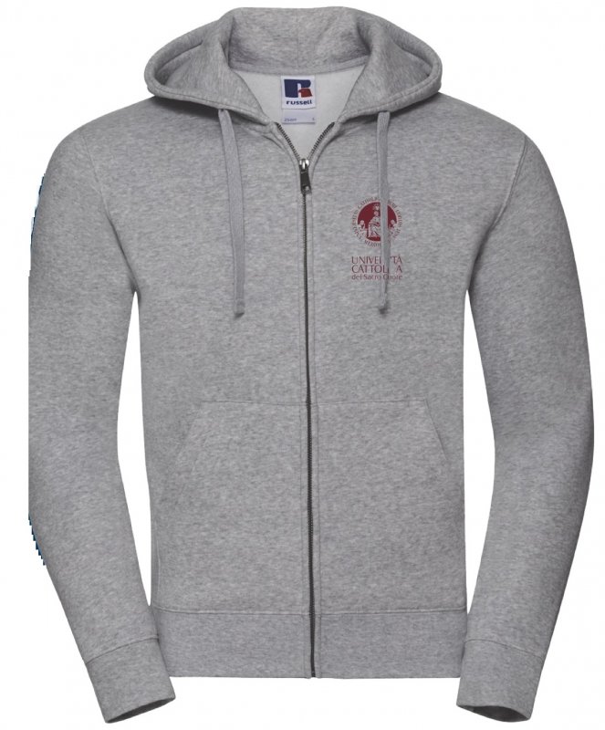 Felpa Autentic Zipped Hoody Grigio L
