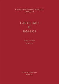 Carteggio 1924-1933