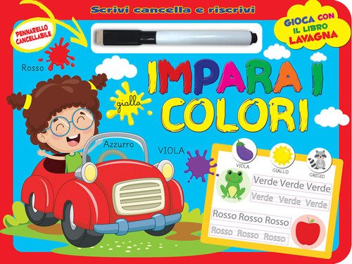 Impara i colori. Scrivi e cancella