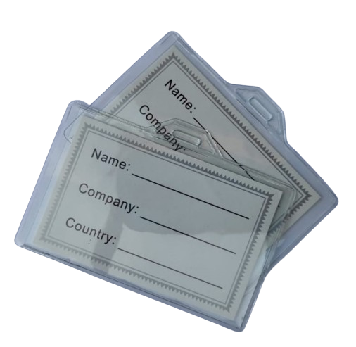 Bustina Porta Badge Orizzontale 10x7,2