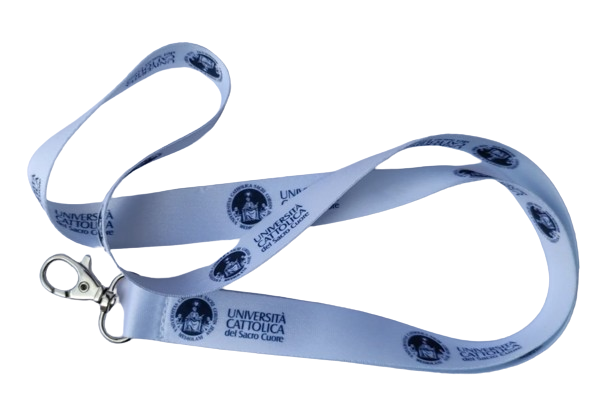 Nastrino Collo Bianco Logo Blu Nastrino Airone merchandising