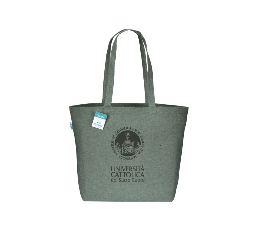 Shopper Recycled Con Base 280gr Verde