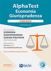 Alpha test economia e giurisprudenza. 4.000 quiz