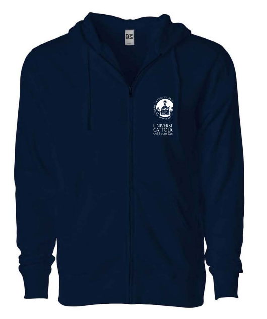 Felpa Zipped Hoody Bs Navy Xxl
