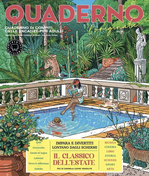 Quaderno di compiti delle vacanze per adulti. L'originale