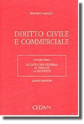 Diritto civile e commerciale volume primo