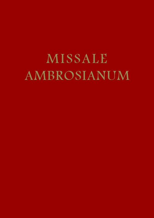 Missale ambrosianum. Editio altera