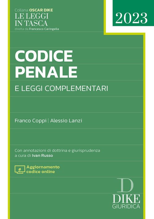 Codice penale e leggi complementari 2023