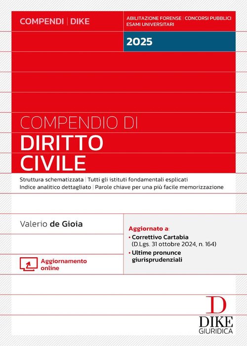 Compendio di diritto civile. Minor 2025