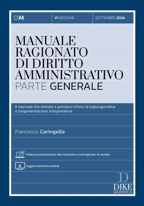 Manuale ragionato di diritto amministrativo