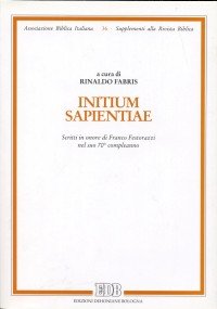 Initium sapientiae. Scritti in onore di Franco Festorazzi nel suo 70º compleanno