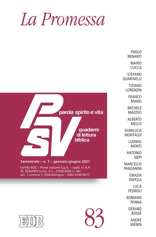 Parola spirito e vita. Quaderni di lettura biblica