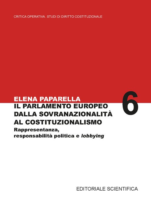Il parlamento europeo dalla sovranazionalità al costituzionalismo. Rappresentanza, responsabilità politica e lobbying