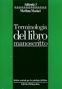 Terminologia del libro manoscritto