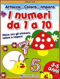 I numeri da 1 a 10. Con adesivi