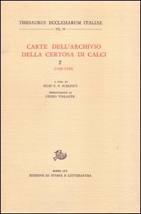 Carte dell'Archivio della Certosa di Calci
