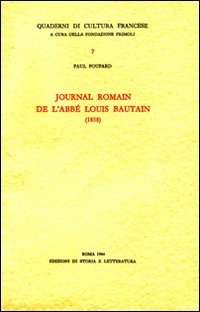 Journal romain de l'abbé Louis Bautain (1838)