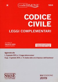 Codice civile. Leggi complementari