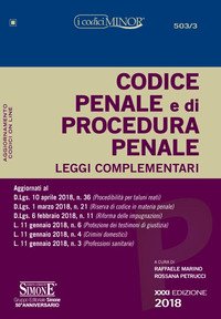 Codice penale e di procedura penale. Leggi complementari. Ediz. minor