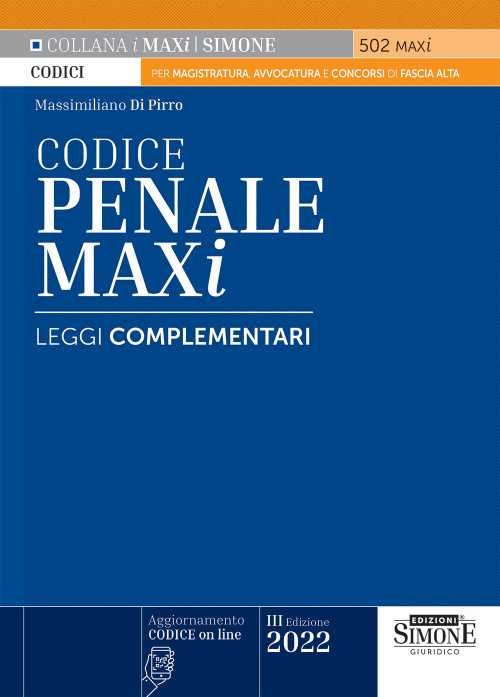 Codice penale. Leggi complementari