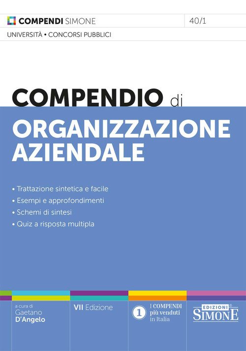 Compendio di organizzazione aziendale