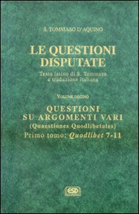 Le questioni disputate