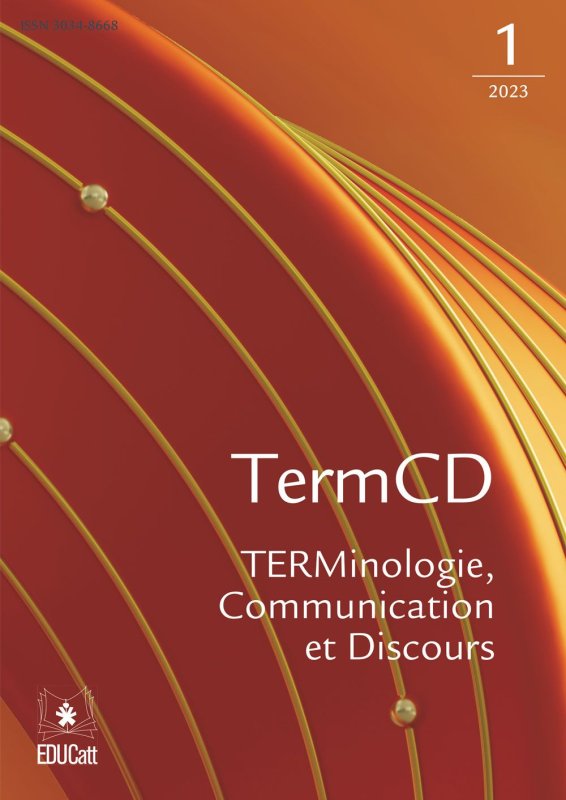 TermCD. TERMinologie, Communication et Discours. Ediz. multilingue