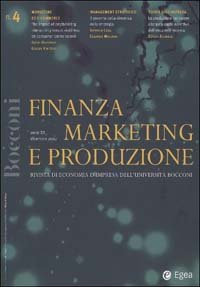 Finanza marketing e produzione