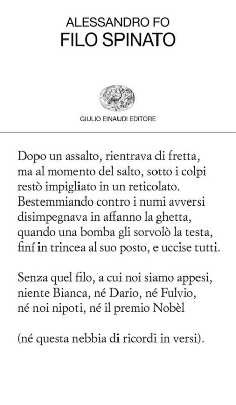 Filo spinato - Alessandro Fo - Einaudi - Libro Librerie Università  Cattolica del Sacro Cuore