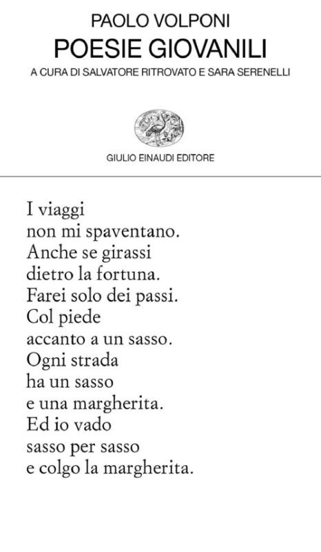 Poesie giovanili - Paolo Volponi - Einaudi - Libro Librerie Università  Cattolica del Sacro Cuore