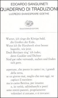 Quaderno di traduzioni