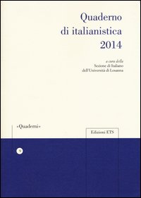 Quaderno di italianistica 2014