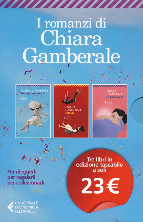 Cofanetto Gamberale: Per dieci minuti-Adesso-La zona cieca - Chiara  Gamberale - Feltrinelli - Libro Librerie Università Cattolica del Sacro  Cuore