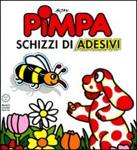 Pimpa schizzi di adesivi. Con adesivi