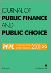 Journal of public finance and public choice