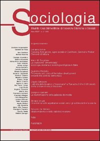 Sociologia. Rivista quadrimestrale di scienze storiche e sociali
