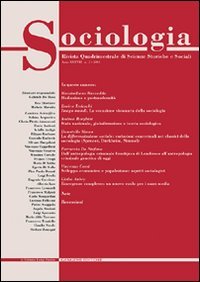 Sociologia. Rivista quadrimestrale di scienze storiche e sociali