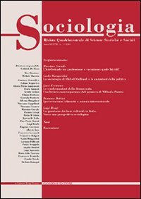 Sociologia. Rivista quadrimestrale di scienze storiche e sociali