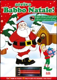 Arriva Babbo Natale. Giocastencil