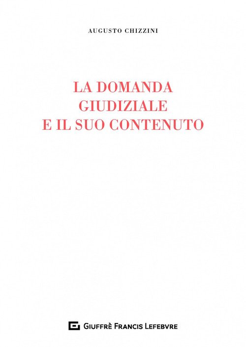 La domanda giudiziale e il suo contenuto