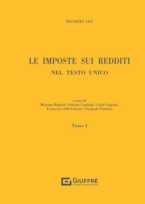 Le imposte sui redditi nel Testo Unico