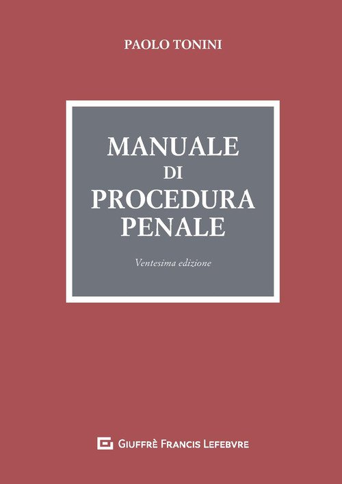 Manuale di procedura penale