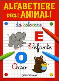 Alfabetiere degli animali da colorare